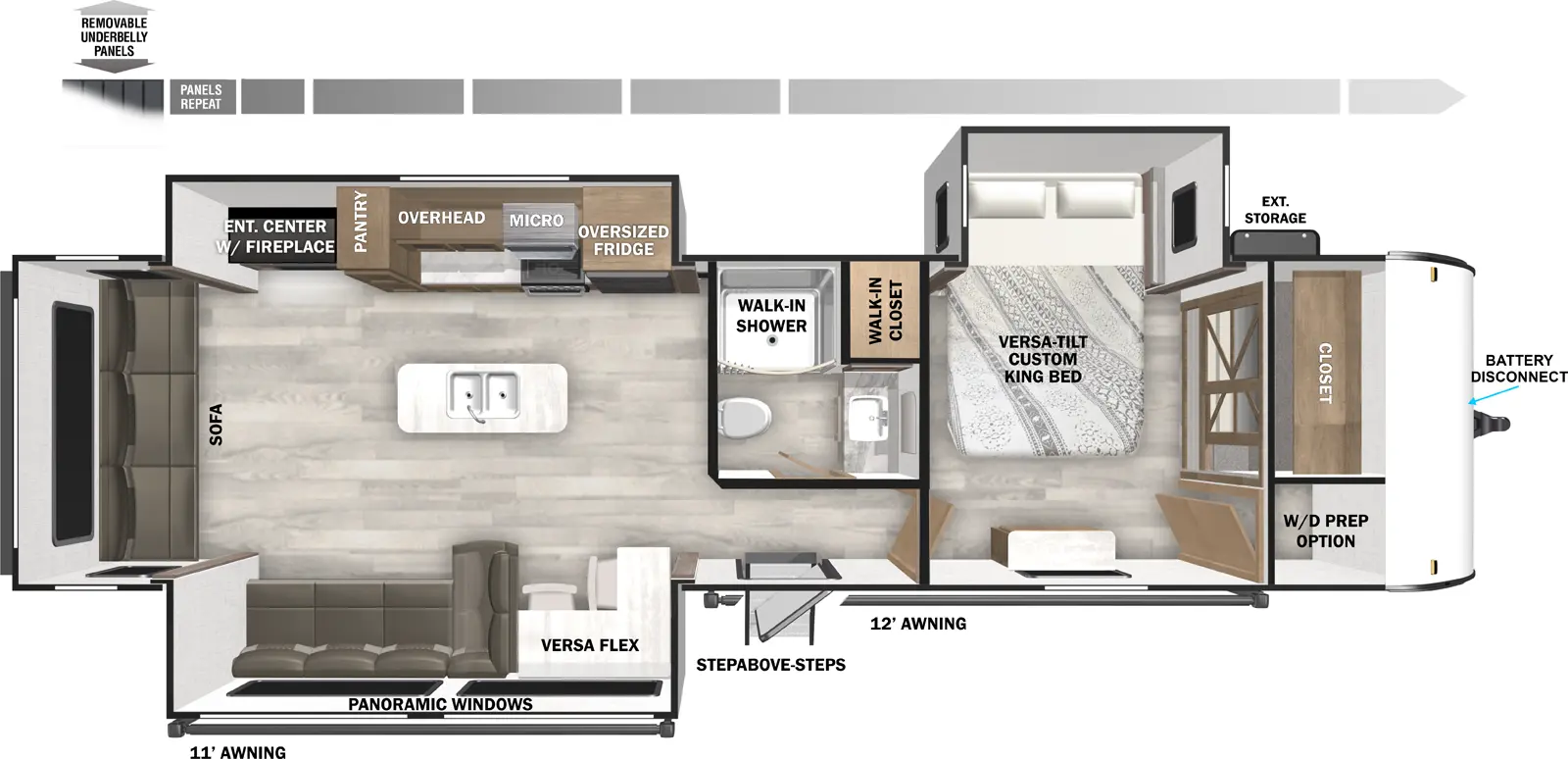 Wildwood 32RET - DSO Floorplan